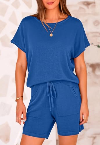 Two Piece Knitted Lounge Set for Women Travel Summer Outfits
| Matching Shorts and Top Set for Women Travel Outfits Sum