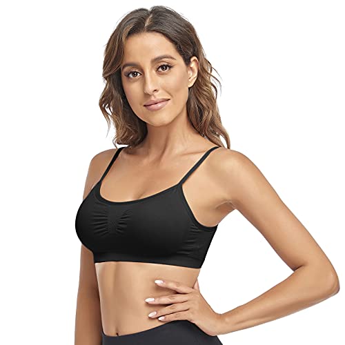 Women's Litthing Padded Bralettes for Comfortable Yoga and Sports
| Litthing Padded Bralettes for Women: Seamless, Padd